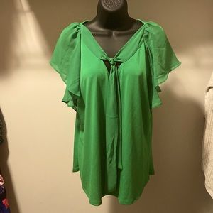 NWT New York & Company, large, green blouse
